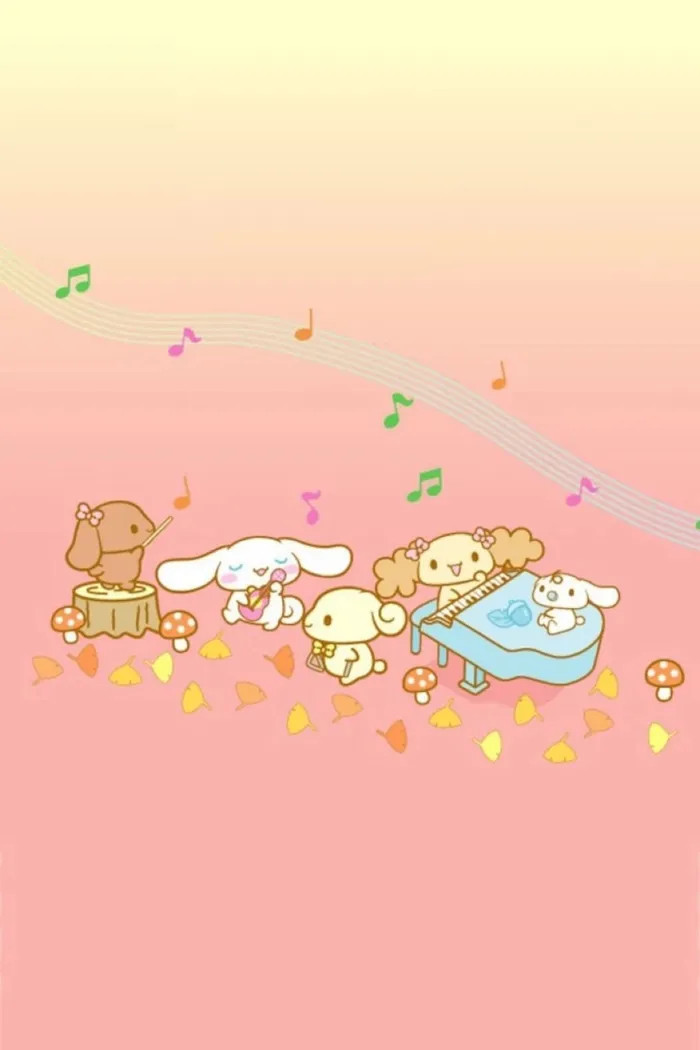 Hình nền anime Cinnamoroll chibi ngọt ngào