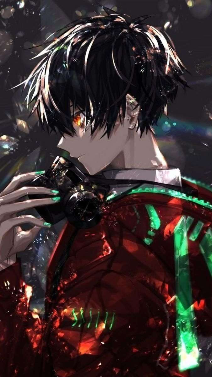 Hình nền anime nam ngầu cận mặt