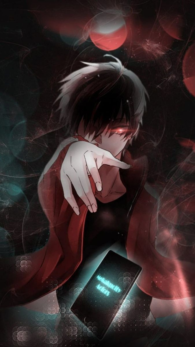 Hình nền anime nam ngầu với biểu cảm nghiêm nghị