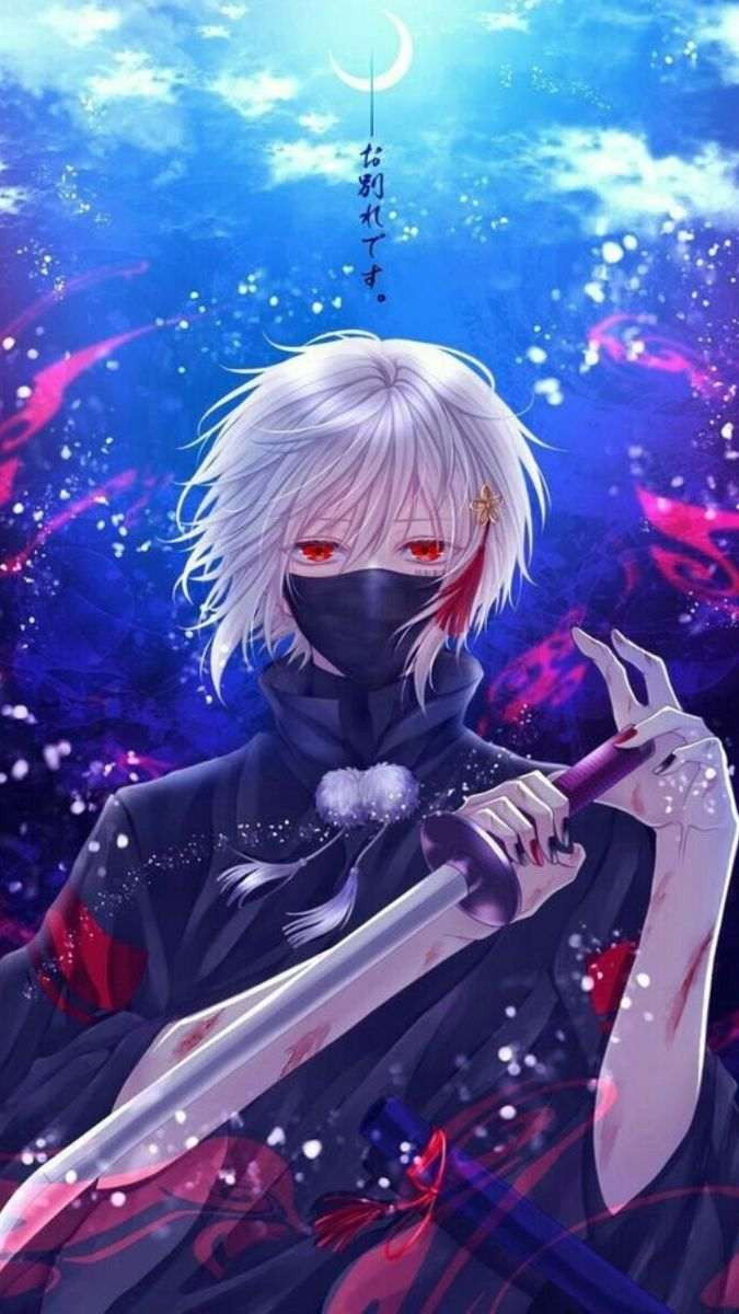 Hình nền anime nam ngầu với phong cách chibi