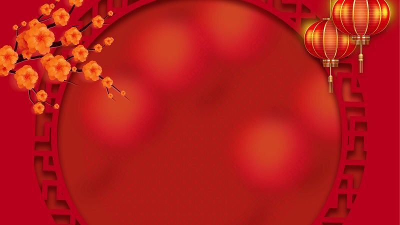 Tuyển Chọn Hình Ảnh Chúc Mừng Năm Mới Ý Nghĩa Hình nền chúc mừng năm mới với họa tiết truyền thống đỏ