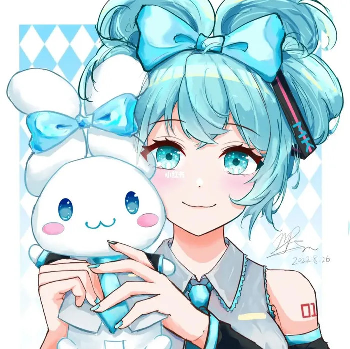 Hình nền Cinnamoroll chibi phong cách anime dễ thương
