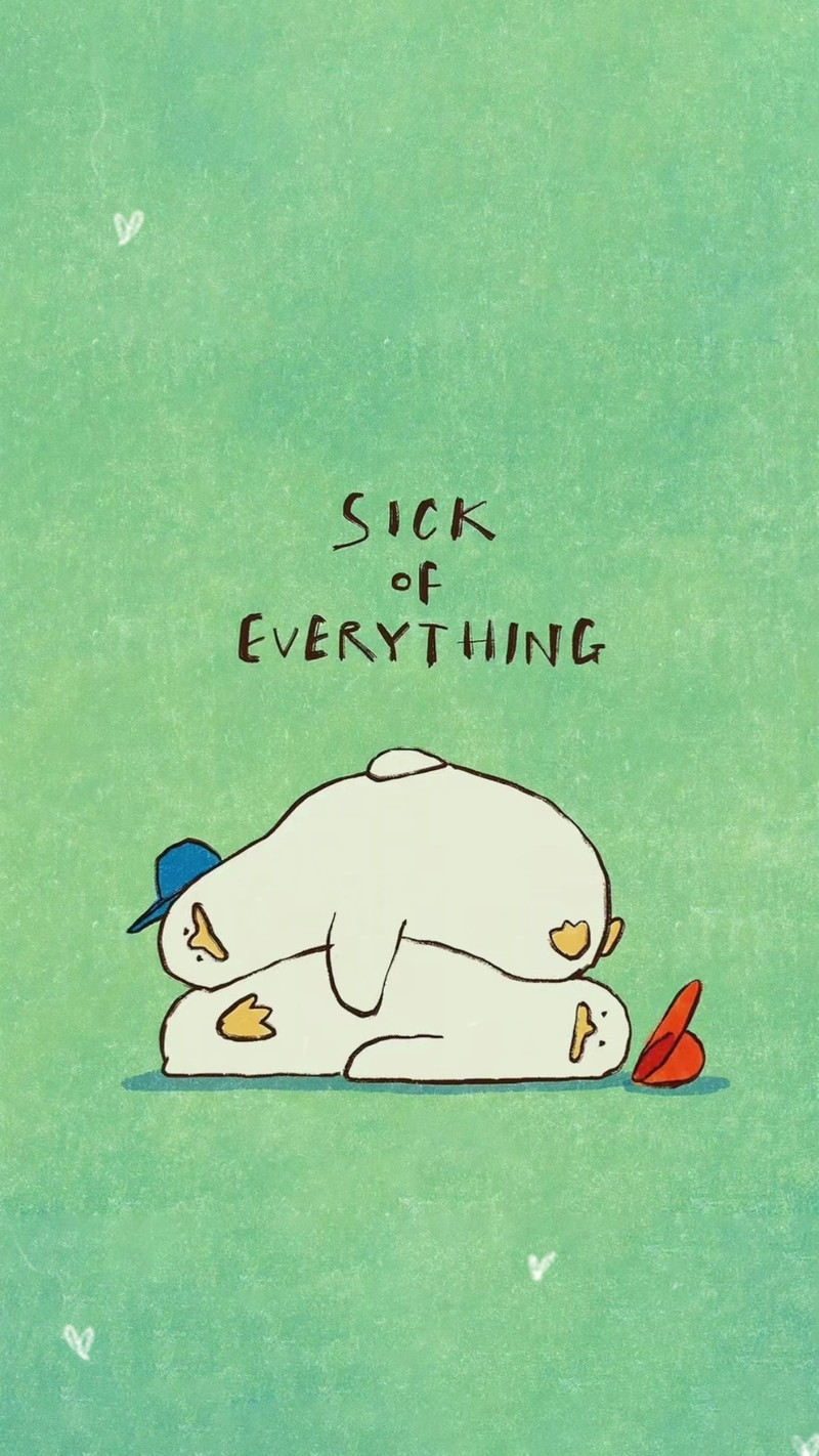 Hình nền con vịt cute đơn giản