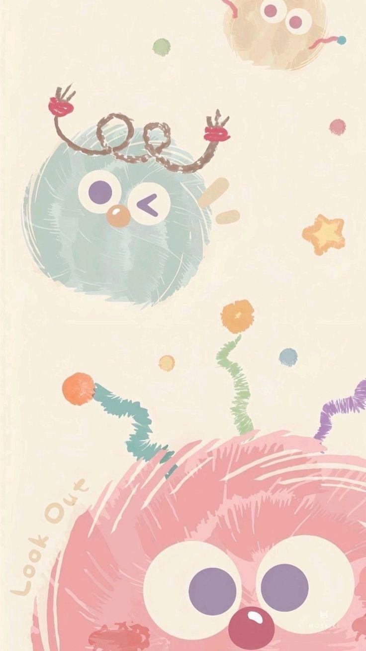 Hình nền dễ thương giúp bạn thêm yêu đời với hình ảnh động vật hoạt hình