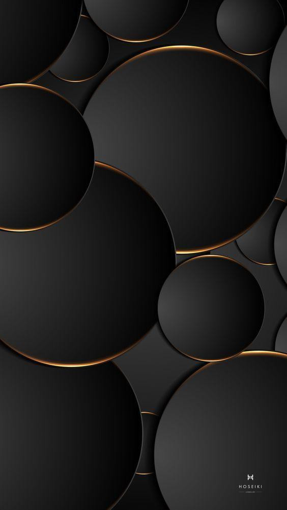 Hình nền đen buồn với hình ảnh trừu tượng tối màu