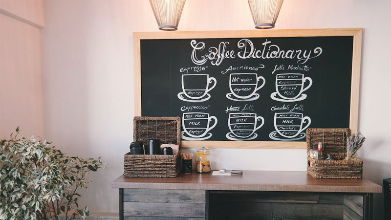 Hình nền đẹp góc quán cà phê vintage