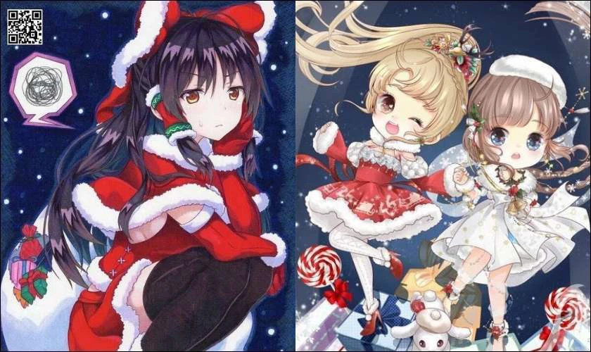 Hình nền điện thoại với hình ảnh anime chibi Noel