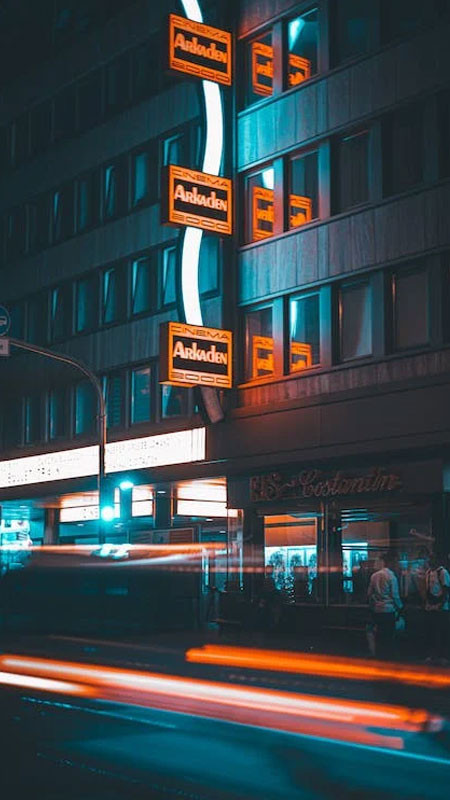 Hình nền hiệu ứng ánh sáng đỏ rực rỡ