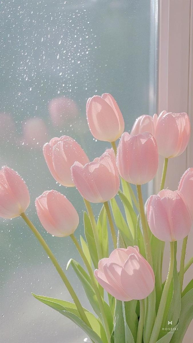 Hình nền hoa tulip thể hiện sự sáng tạo và phong cách riêng