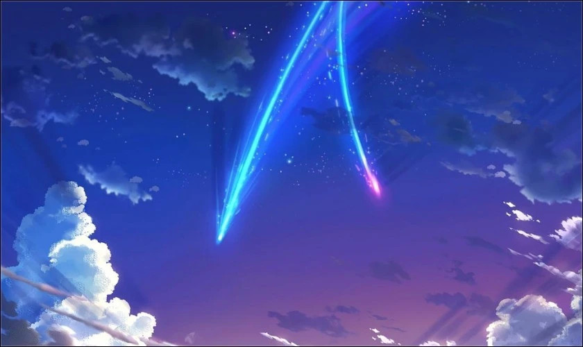 Hình nền màu xanh dương galaxy bắt mắt và đầy màu sắc