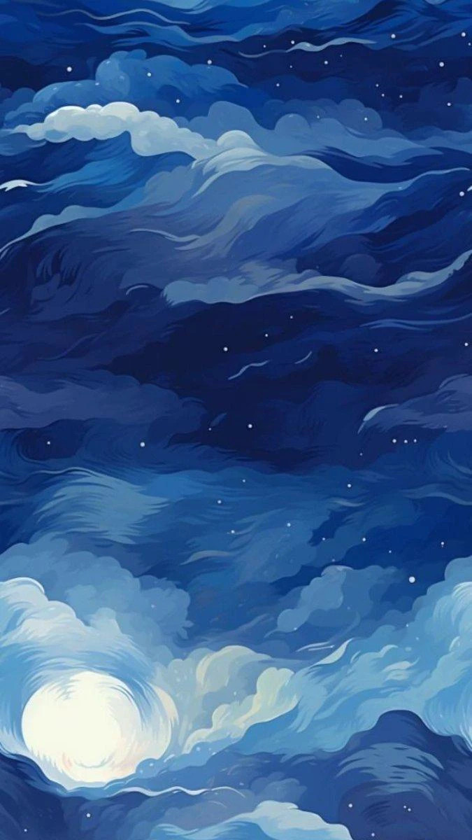 Hình nền màu xanh dương phong cảnh biển