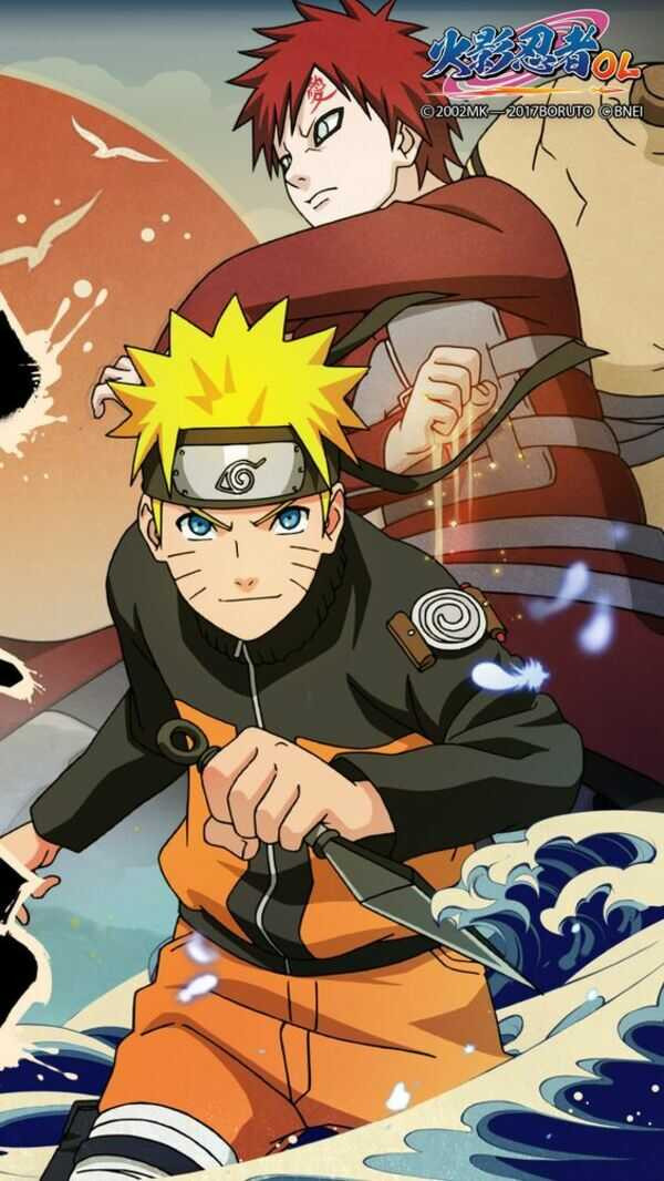 Hình nền Naruto ngầu với hiệu ứng lửa và khói