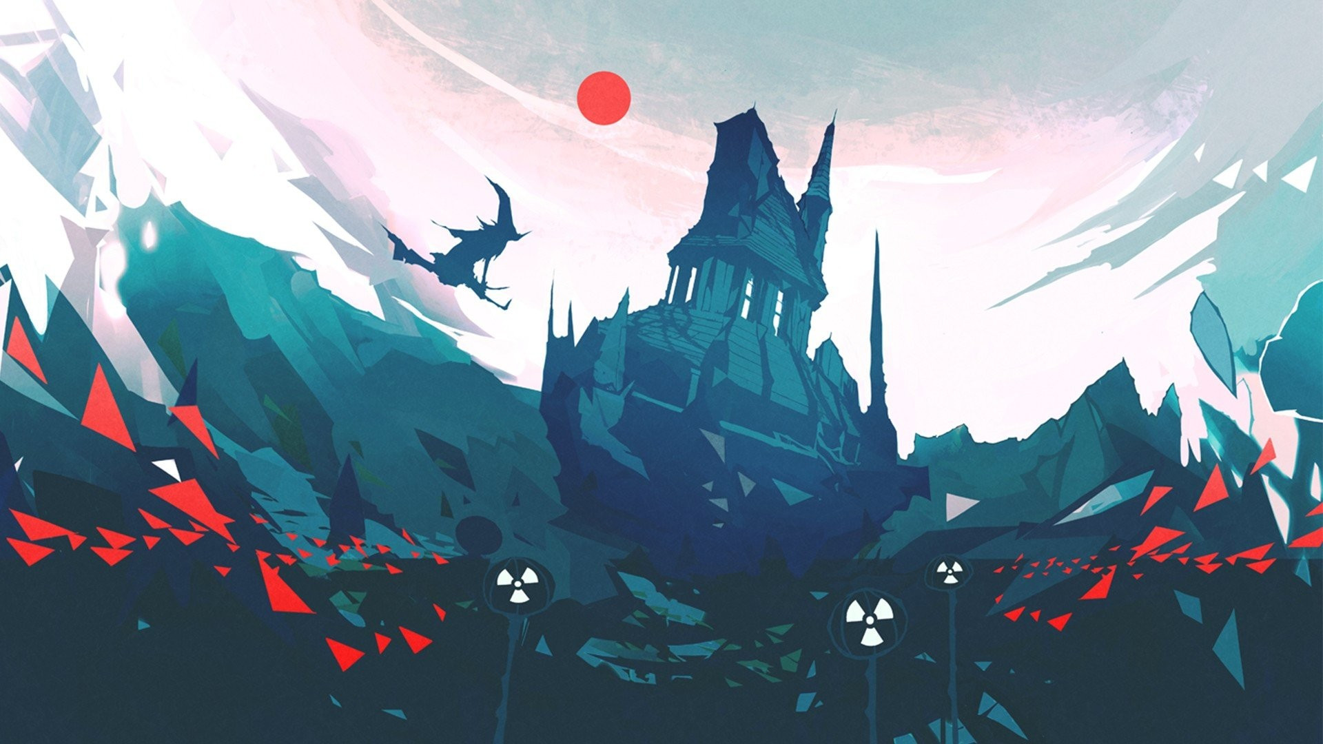 Hình nền Powerpoint lịch sử trong trò chơi hoạt hình phong cách retro