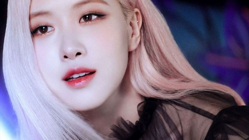 Hình Rose Blackpink đẹp cool: Rose tạo dáng ấn tượng, độc đáo.