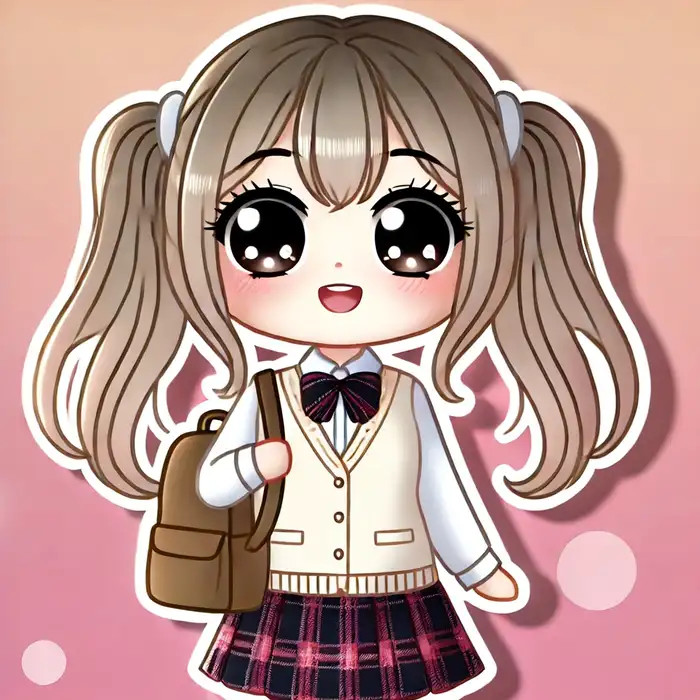 Tuyển tập Hình ảnh Học Sinh Chibi Đáng yêu và Dễ Thương Hình vẽ anime chibi học sinh rất dễ thương