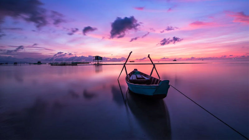 Hình vẽ bình minh digital art ấn tượng