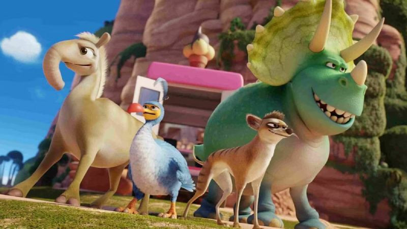 Hình vẽ khủng long nhỏ nhắn dễ thương