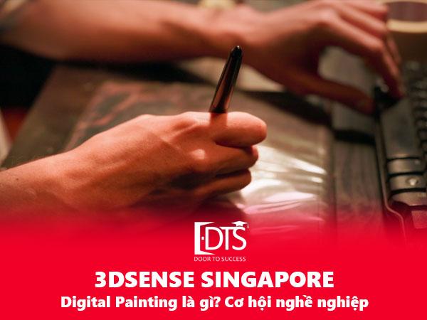 Hinh anh hoa si concept ve phac thao thanh pho tuong lai ket hop ky thuat so truyen thong