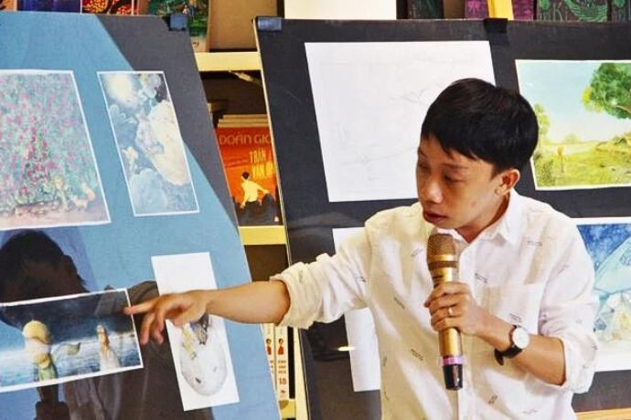 Họa sĩ trẻ nổi tiếng Việt Nam Nguyễn Thành Vũ