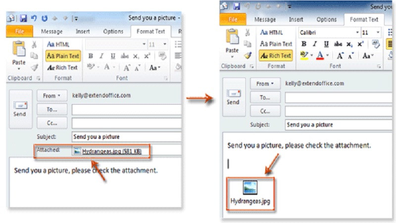 Hoàn tất soạn thảo và sẵn sàng gửi email trong Outlook