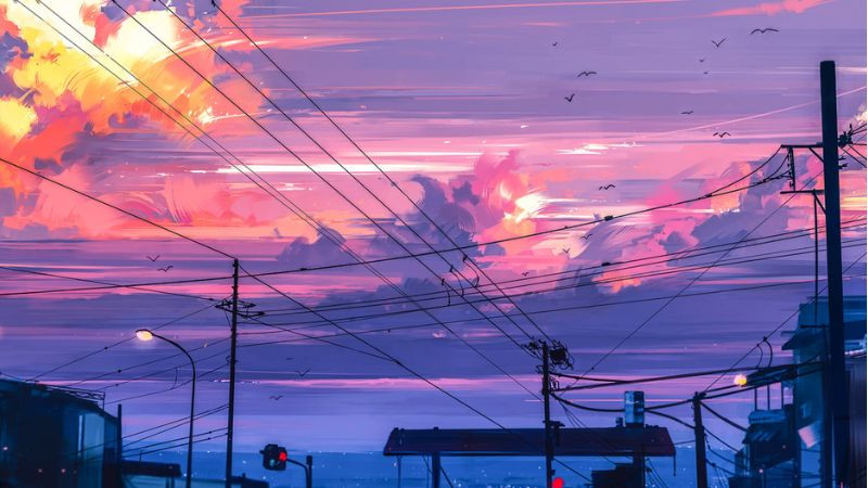 Hoàng hôn buồn &quot;chill&quot; trên cảnh vật