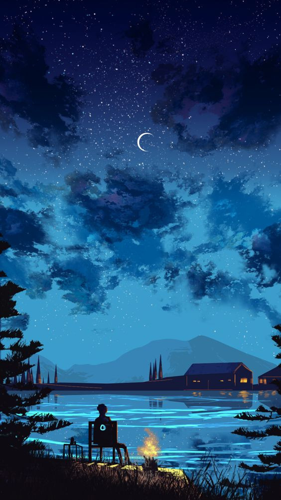 Hoàng hôn tuyệt đẹp trong đồ họa anime 3D