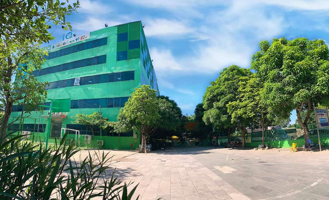 Hoạt động học tập trong lớp của các bé tại trường mầm non quốc tế IQ School Hà Nội.