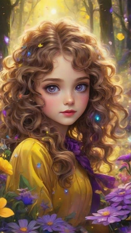 Hoạt hình vẽ tiểu thư đến từ vương quốc Anh xinh đẹp