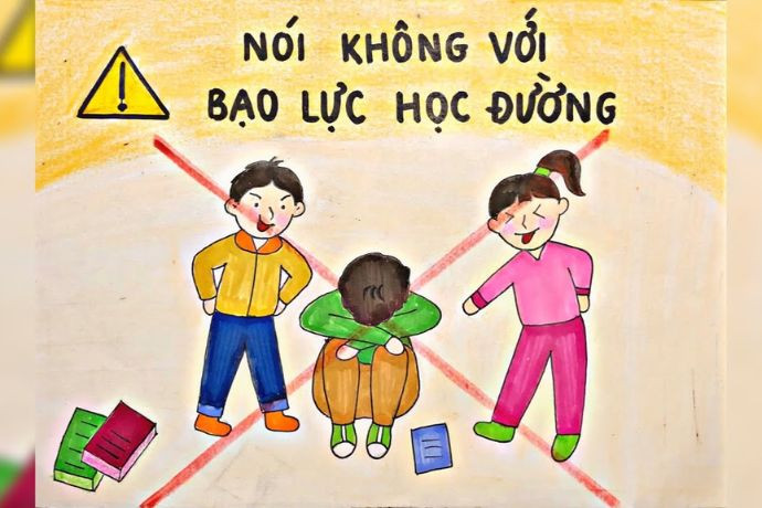 Học sinh cùng nhau xây dựng môi trường học đường an toàn