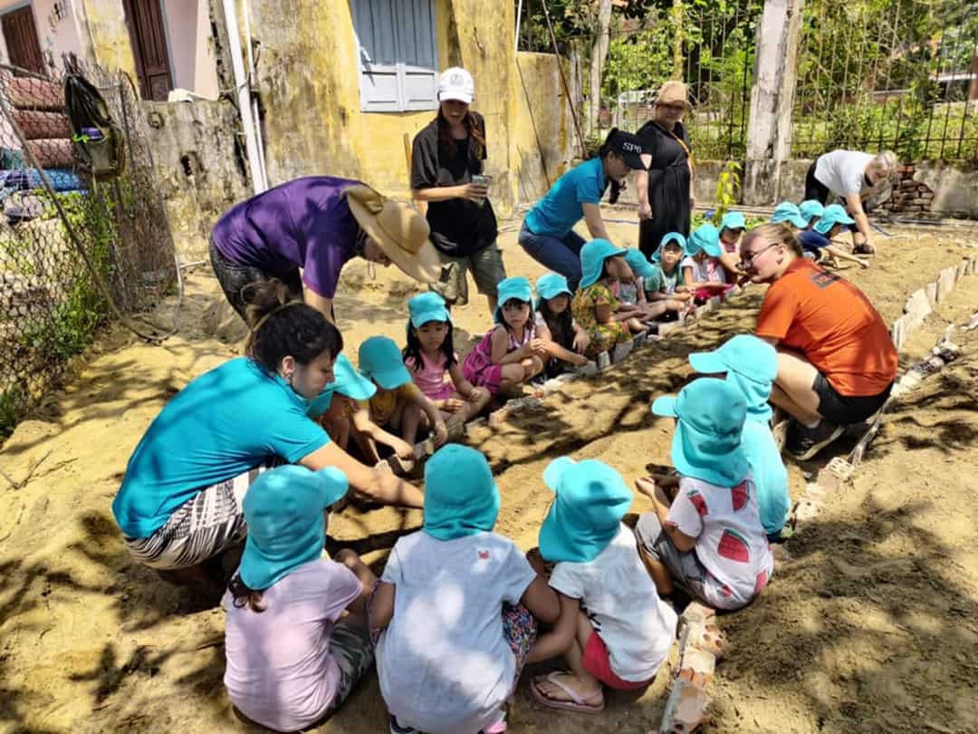 Học sinh tham gia hoạt động sáng tạo tại Trường Mầm non Quốc tế Little Giants Đà Nẵng