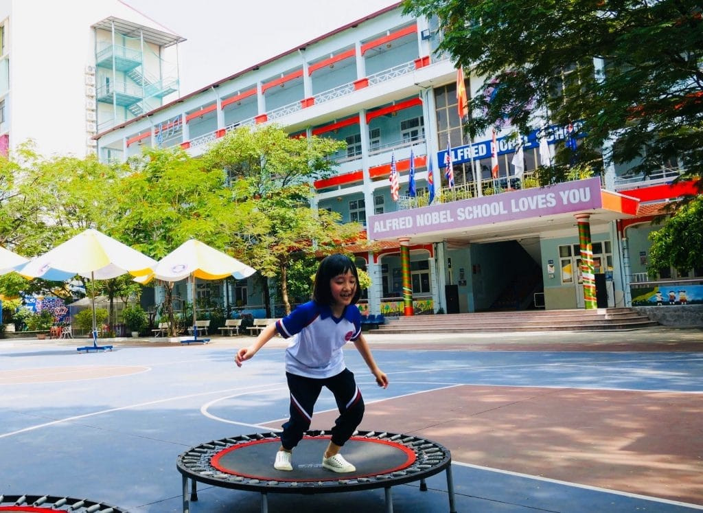 Học sinh tham gia hoạt động trải nghiệm tại Trường Alfred Nobel (ANS)
