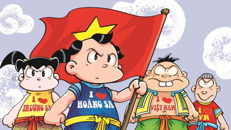 Học sinh Trạng Tí trong truyện tranh Thần Đồng Đất Việt