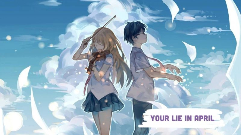 Học sinh trong phim hoạt hình Your Lie in April