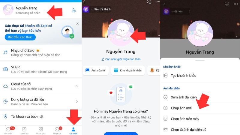 Hướng dẫn cài đặt ảnh đại diện Zalo bằng ảnh anime nam