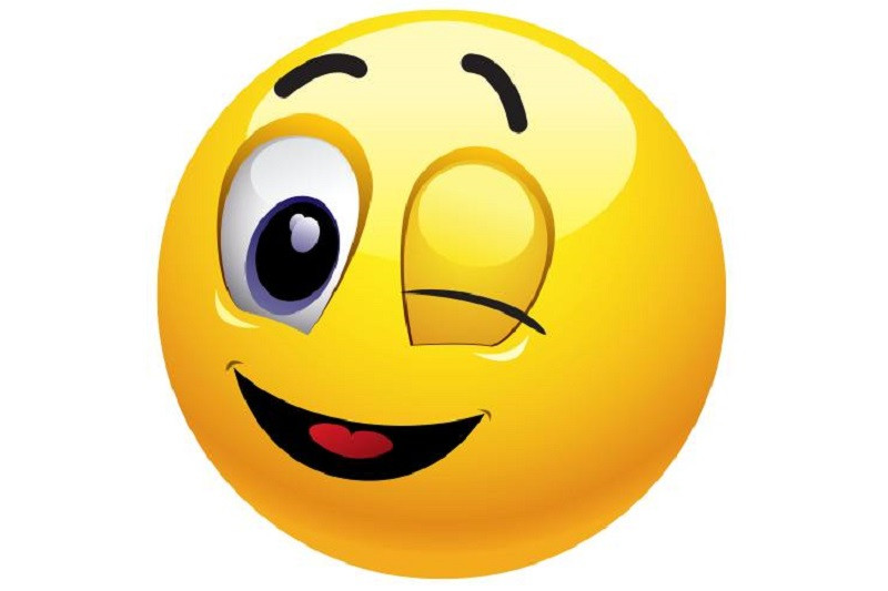 Icon mặt cười nhếch môi trêu chọc