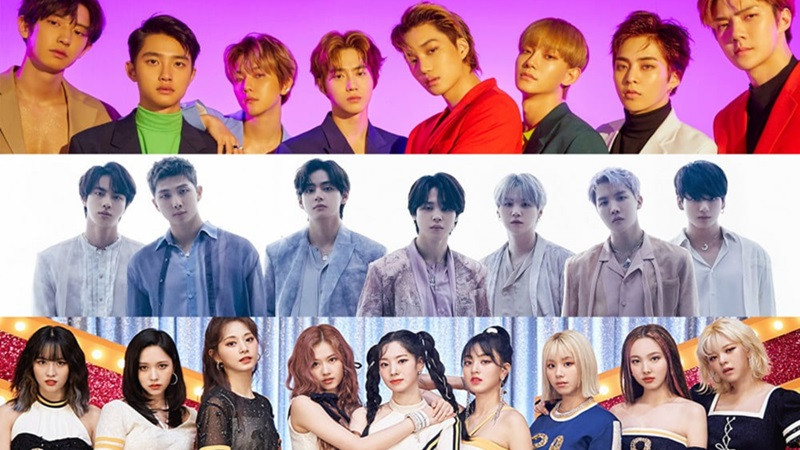 Infographic/Hình ảnh minh họa danh sách các nghệ sĩ Hàn Quốc đạt nhiều giải Daesang nhất