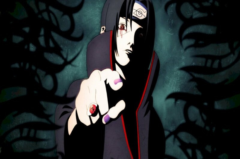 Itachi sử dụng Sharingan đầy uy lực trong ảnh