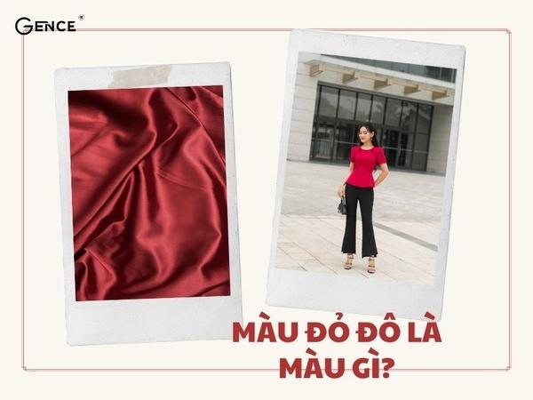 Đỏ đô phối màu gì đẹp và sang trọng khi kết hợp với sắc đen huyền bí
