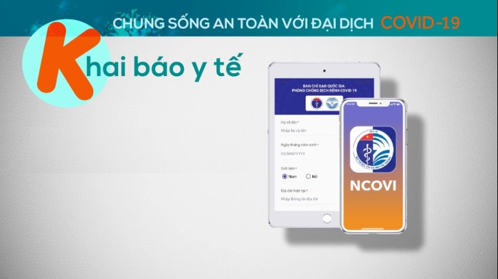 Khai báo y tế trung thực qua ứng dụng di động hoặc trực tuyến