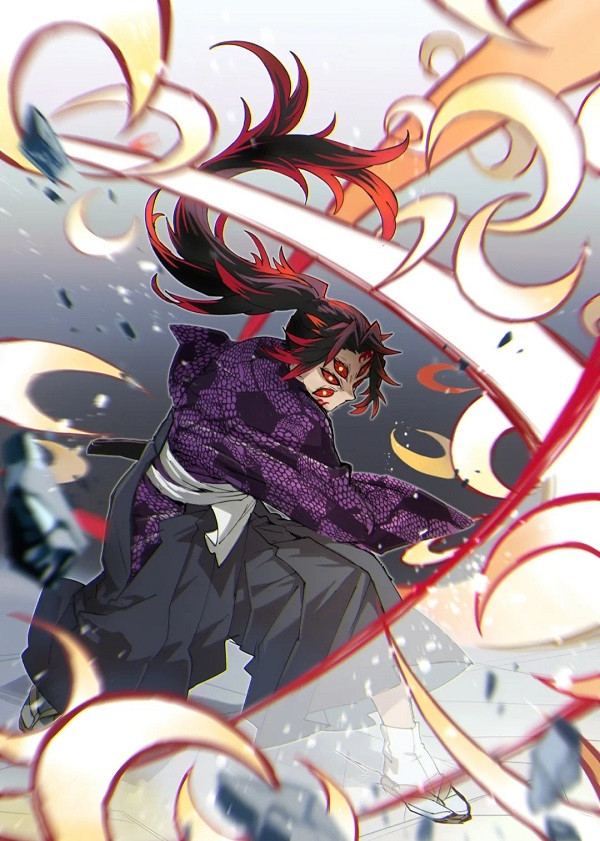 Khoảnh khắc chiến đấu đầy uy lực của Kokushibo Thượng Huyền Nhất