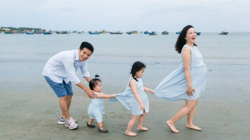 Khoảnh khắc đầm ấm của gia đình được ghi lại qua ảnh