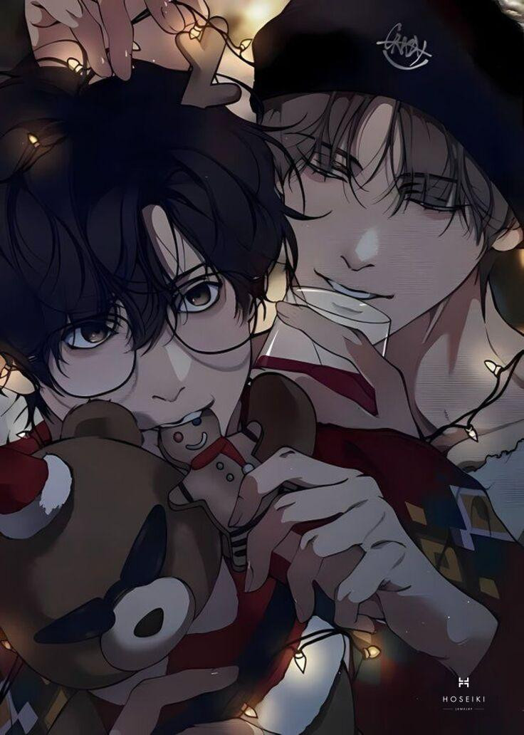 Khoảnh khắc nắm tay ngọt ngào trong một bộ Anime Boy love