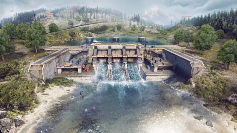 Khung cảnh bãi biển và tàu đắm trong Free Fire