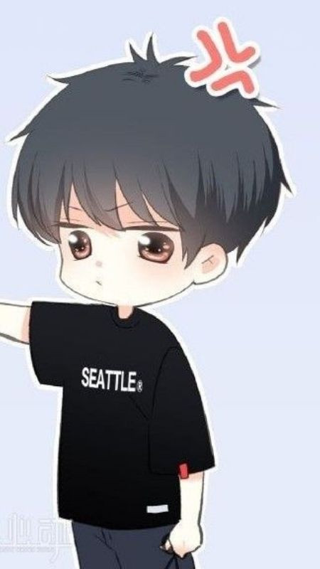 Khuôn mặt giận nhưng vẫn đáng yêu của chàng trai trong hình ảnh cute