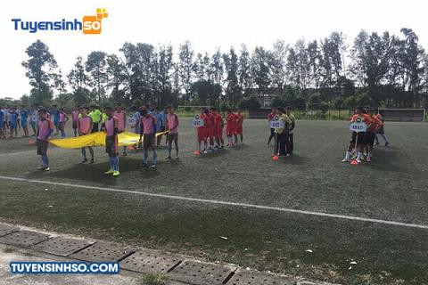 Khuôn viên xanh mát tại Đại học Thể dục Thể thao TP.HCM