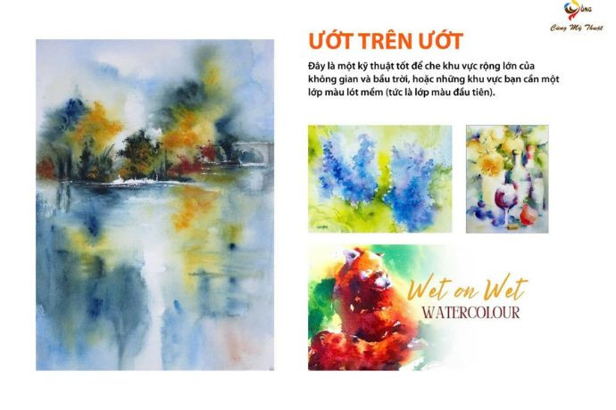 Kỹ thuật ướt trên ướt trong vẽ màu nước