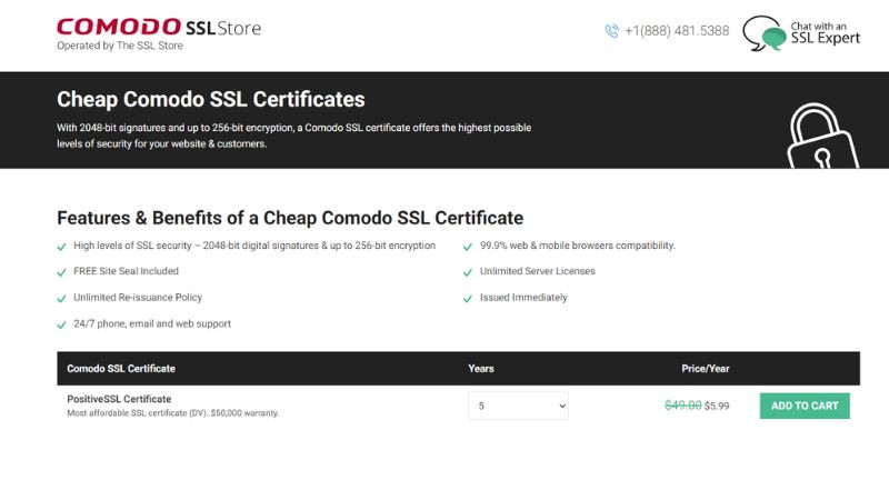 Logo của Comodo (nay là Sectigo), nhà cung cấp giải pháp bảo mật và Certificate Authority (CA) hàng đầu thế giới