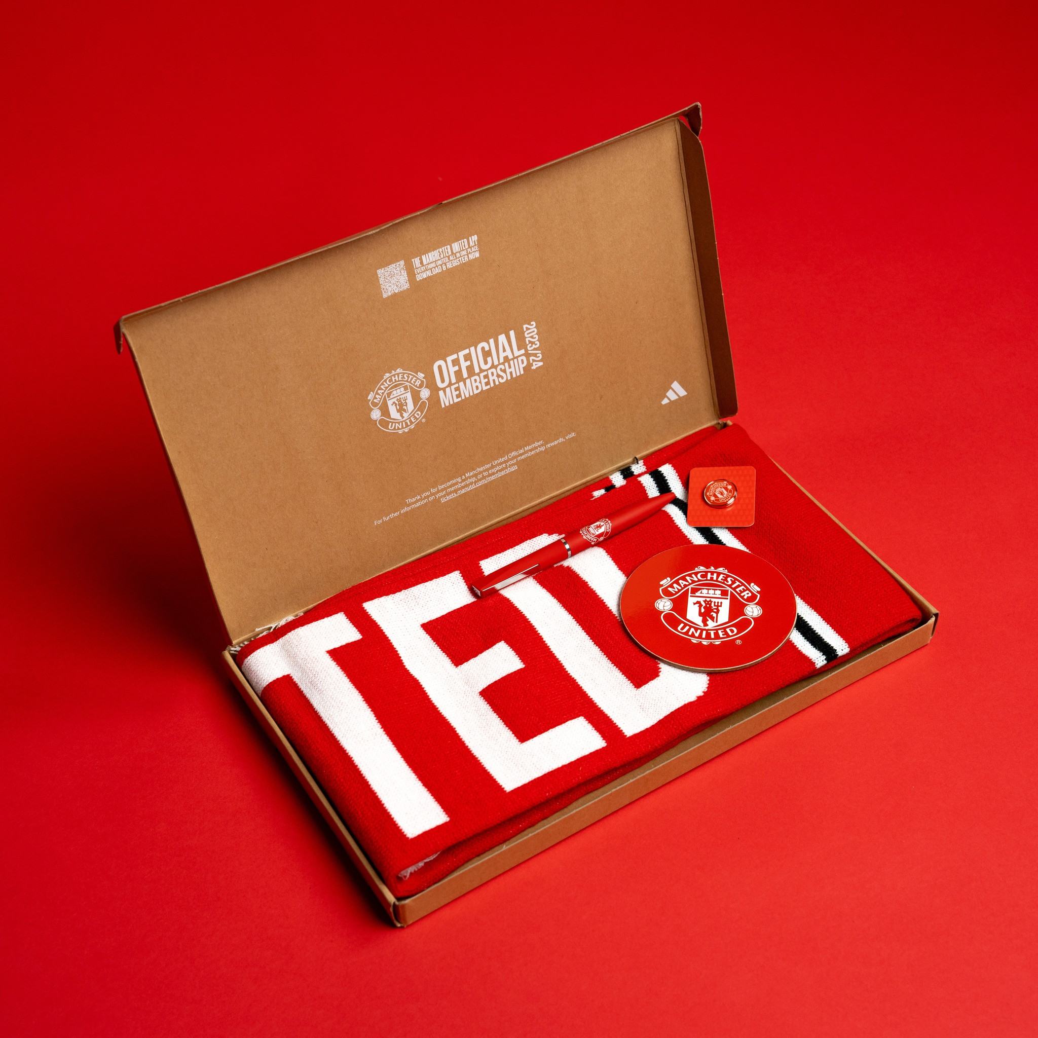 Logo Manchester United với hiệu ứng 3D