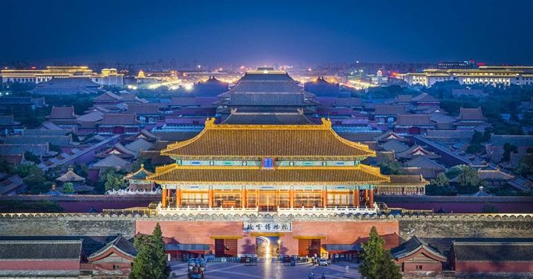 Tranh phong cảnh Hoàng Sơn hùng vĩ của Lưu Hải Túc, họa sĩ nổi tiếng Trung Quốc.