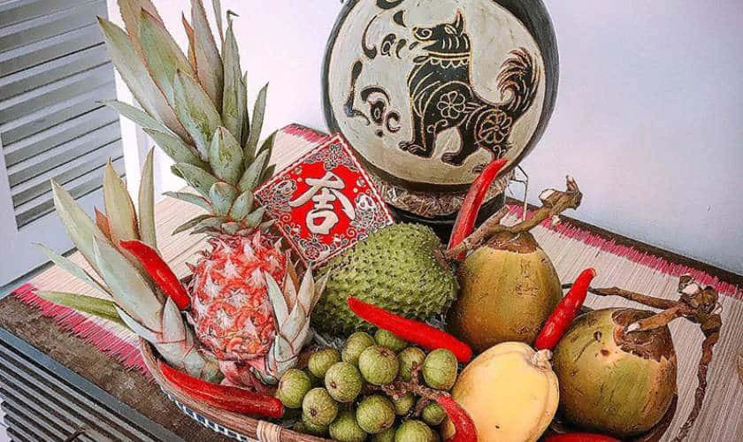 Mâm ngũ quả ngày Tết miền Nam với ý nghĩa &quot;Cầu Sung Dừa Đủ Xài&quot;